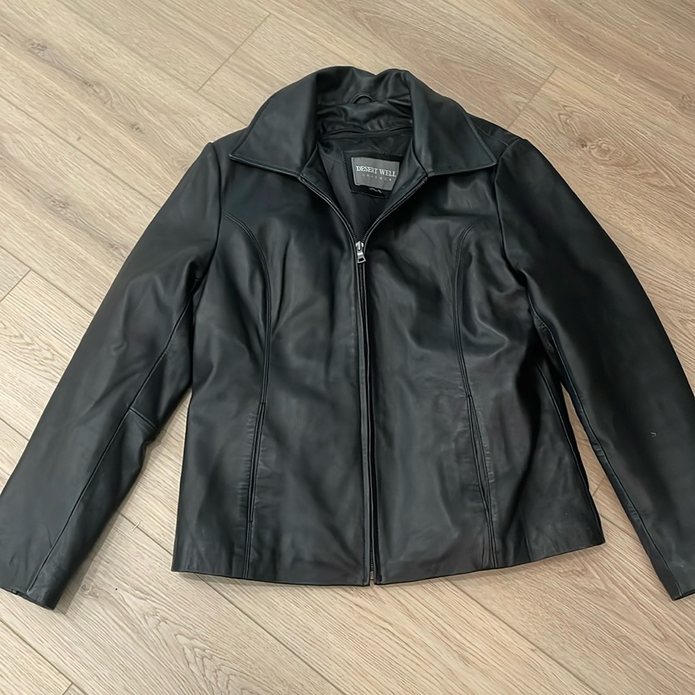 Women’s leather jacket, Desert Well, size XL